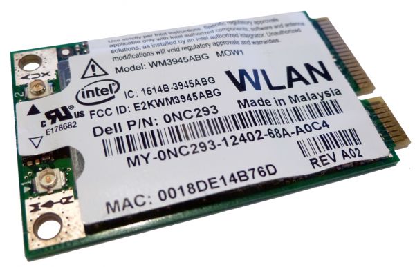 Intel WM3945ABG WLAN Intern Modul 54Mbit keine Software