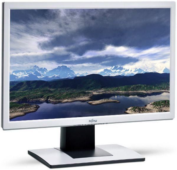 Fujitsu-Siemens B24W-5 ECO 24&quot; 1920 x 1200 300 cd/m² 5ms DVI VGA Weiß/Schwarz Lautsprecher