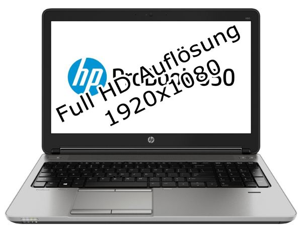 HP Probook 650 i5 4300M 2,6GHz 8GB 128GB SSD 15,6&quot; Win 10 Pro 1920x1080 Tasche