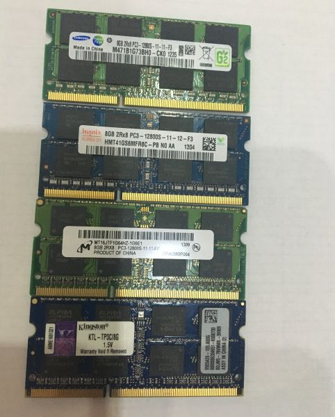 versch Hersteller 8GB So-Dimm DDR3 PC3-12800
