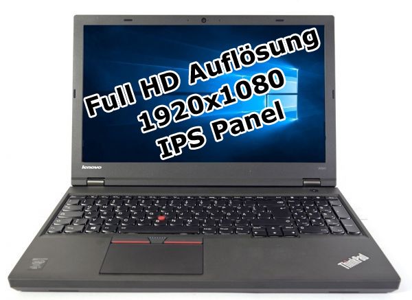 Lenovo ThinkPad W541 i7 4910MQ 2,9GHz 16GB 500GB 15,6&quot; Win 10 Pro IPS 1920x1080