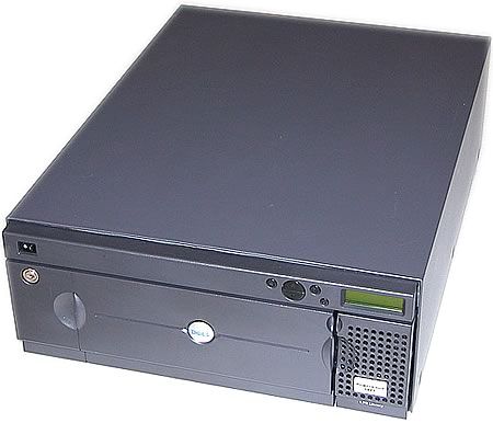 Dell PowerVault 132T SCSI 2x LTO 2 Gehäuse 19&quot; Rack