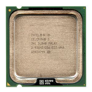 Intel Celeron D 341 Intel Celeron D 2930Mhz FSB 533 256 KB Socket 775