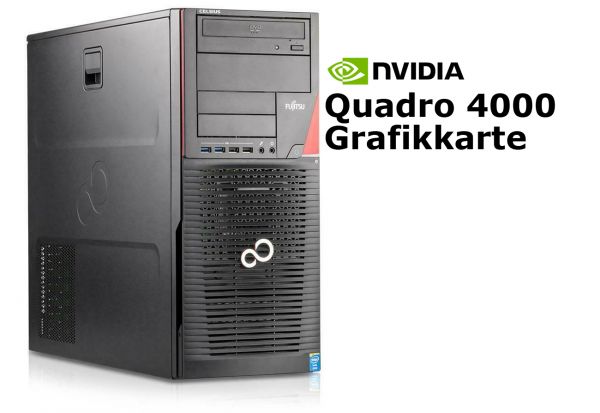 Fujitsu M730 Xeon E5-1620 v2 3,7GHz 32GB 1TB Win 10 Pro 4000