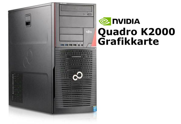 Fujitsu M740n Xeon E5-1630 v3 3,7GHz 8GB 1TB Win 10 Pro K2000