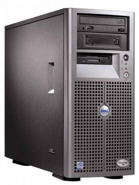 DELL PowerEdg 700 1x Intel Pentium IV 2800MHz 512MB Onboard 10/100/1000 RJ 45 CD Midi-Tower