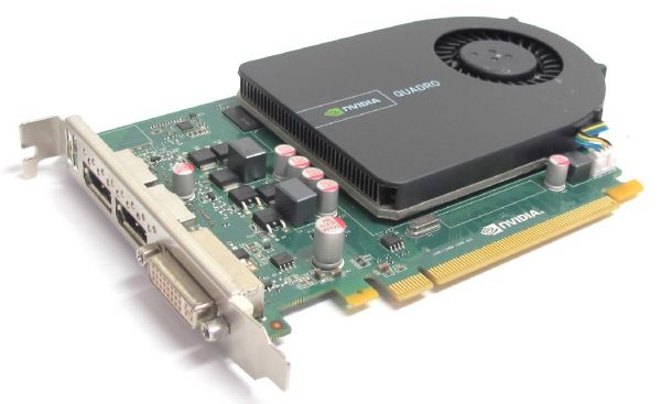 Nvidia Quadro 2000 1024MB ATX Nvidia Quadro 2000 Grafik PCI- E DVI, 2x Displayport