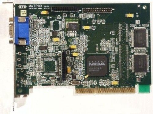 Matrox MGA-100A 4MB ATX Matrox MGA Grafik AGP VGA