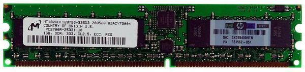 Micron MT18VDDF12872G-335D3 1024MB DDR ECC PC333