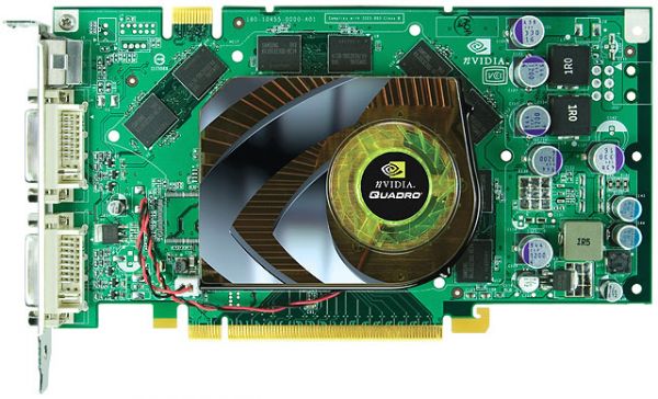 Nvidia Quadro FX 1500 256MB ATX Nvidia Quadro Grafik PCI- E 2x DVI, S-Video