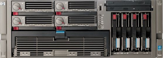 HP ProLiant DL580 G3 4x Intel Xeon 3000MHz 6144MB 4x 72 GB SCSI 10/100/1000 RJ 45 Slim DVD 19&quot; Rack