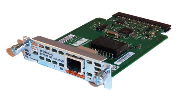 Cisco Systems WIC-1B-S/T-V3 V01 ISDN Erweiterungsmodul 1-Port ISDN WAN Interface Card