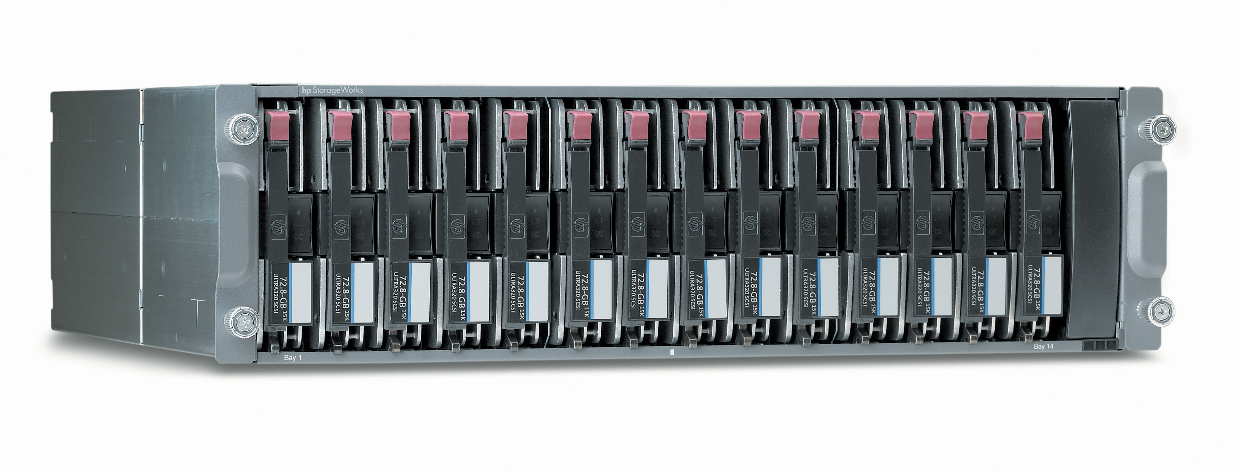 HP StorageWorks MSA30 SCSi 320 12x 72 GB 19" Rack 3HE 2x 500 Watt