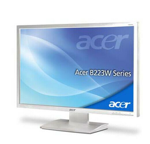 Acer B223WB 22&quot; 1680 x 1050 300 cd/m² 5ms VGA DVIweiß! Keine Vergilbungen
