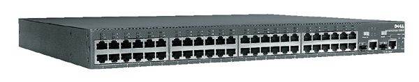 Dell PowerConnect 3348 48-Port 10/100 RJ45 + 2-Port Gigabit oder 2x SFP Gigabit Layer 4 19&quot; 1HE