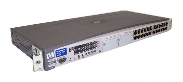 HP ProCurve 2534 J4813A 24-Port 10/100 Mbit RJ45 + 2 x Transceiver Slots 19&quot; 1HE