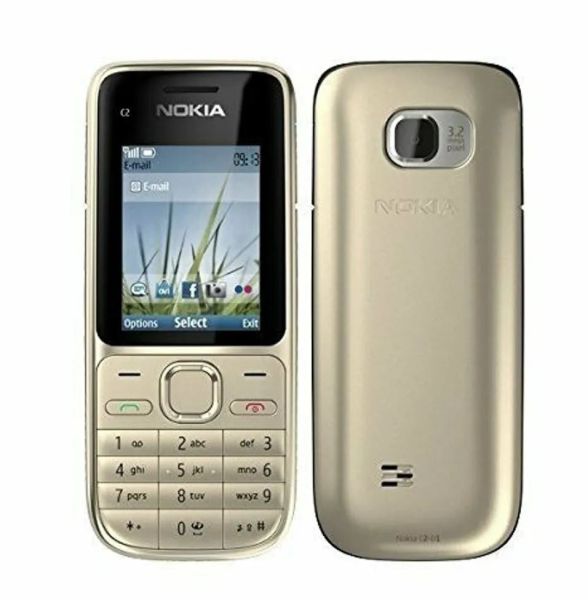 Nokia C2-01 Warm Silver Silber RM-721 Tasten Handyohne Simlock