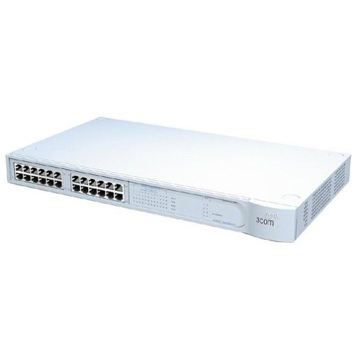 3Com 3300 XM 3C16985 24-Port 10/100 RJ45 Ethernet 19&quot; 1HE