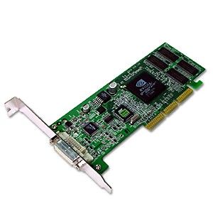 Nvidia GefForce2 MX 200 64MB Low Profile Grafik AGP DVI