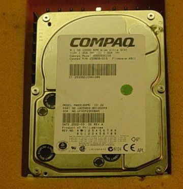 Compaq AD00935335 9,1GB SCSi 3,5&quot; 10000rpm