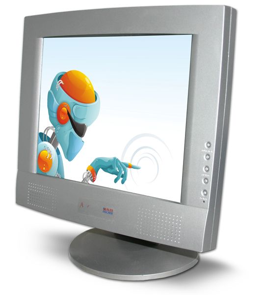No Name No Name 15" 1024 x 768 250 cd/m² VGA Grau TCO99