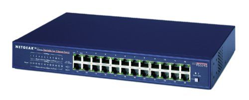 Netgear FS524 24-Port 10/100 RJ45 Ethernet 19&quot; 1HE