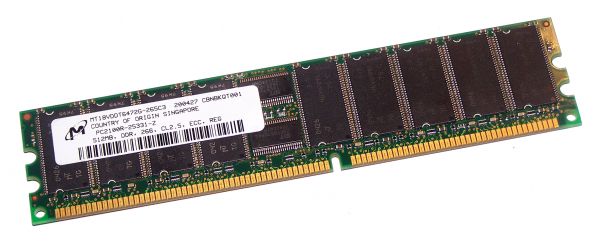 Micron MT18VDDT6472G 512MB DDR ECC PC266