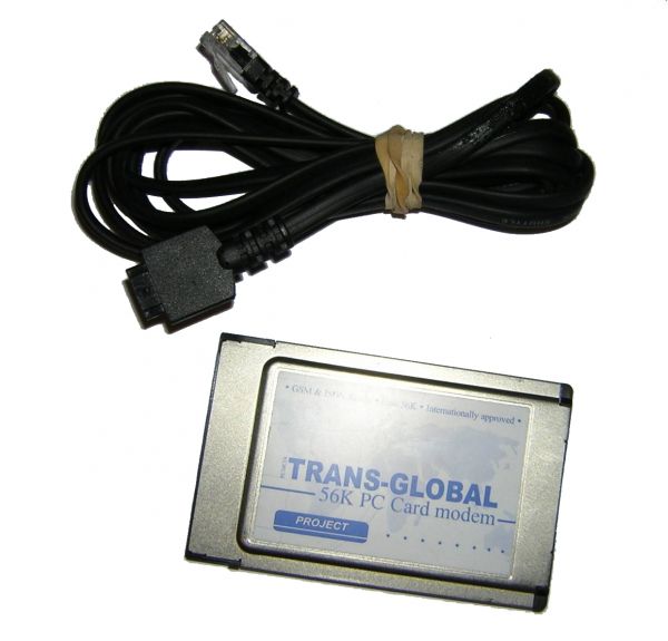 TransGlobal 56k PCMCIA DSL ISDN V.90 56Kbps PCMCIA ATX
