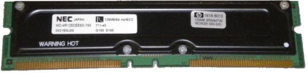 NEC MC-4R128CEE6C-745 128MB Rambus PC711