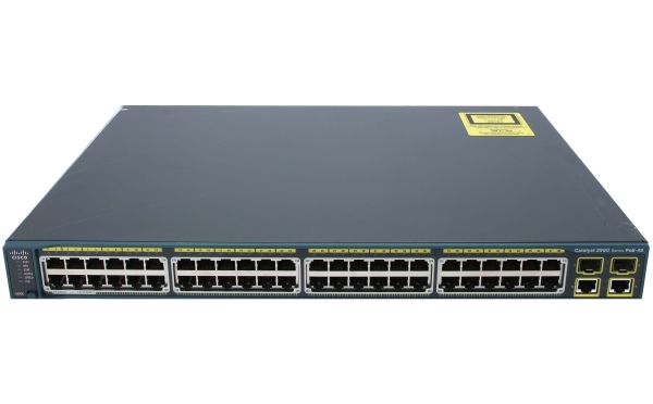 Cisco Systems WS-C2960-48PST-L 10/100 RJ 45 48x Port 19&quot; POE